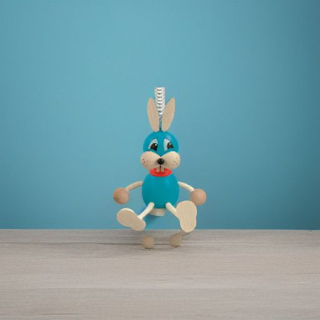 Подвеска на пружине ГОЛУБОЙ ЗАЙЧИК Woody