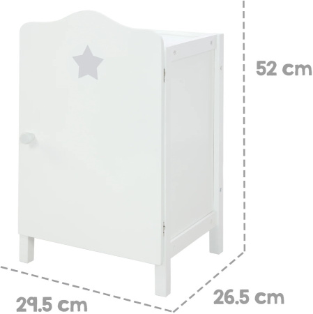 Кукольный шкаф Stella белый Roba