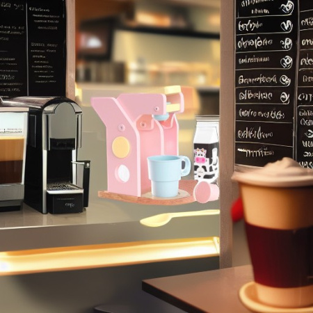 Набор Кофемашина, Пастель