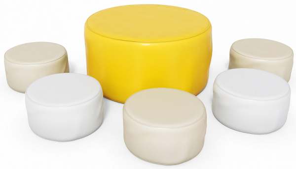 Набор мягких блоков мебели Чаепитие, 6 элементов Pastel Romana