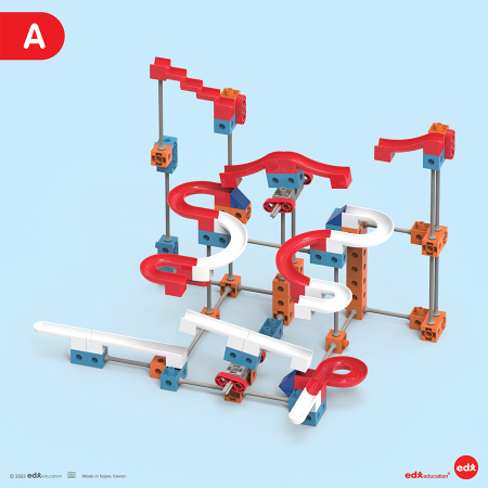 Конструктор Лабиринт с шариками Marble Run, 240 деталей EDX Education