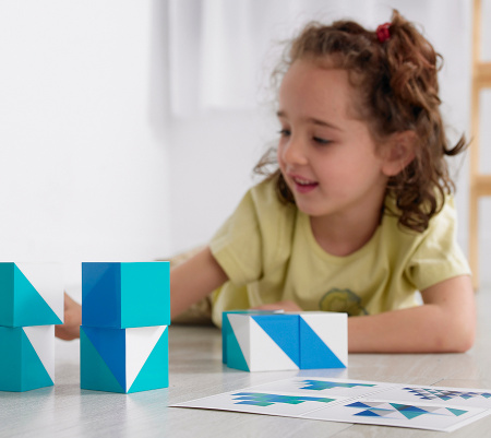 Кубики геометрические Океан, 16 штук Weplay