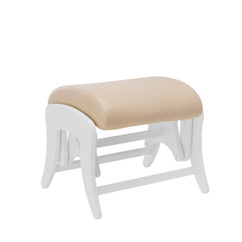 Кресло для мамы Milli Пуф-глайдер Uni молочный дуб Polaris Beige экокожа