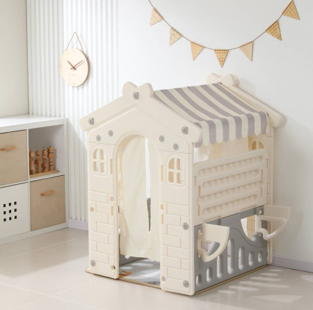 Домик-кафе пластиковый со столиком UNIX Kids Table Grey