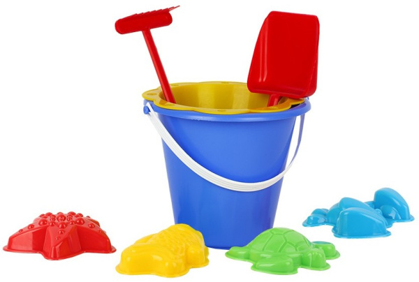 Песочный набор 8 предметов СТРОМ