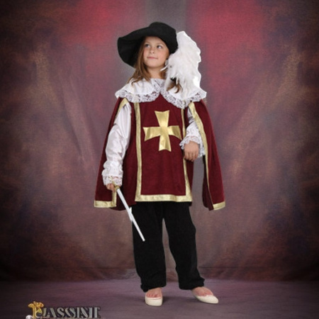 Карнавальный костюм Мушкетер бордо, рост 140 Lipta TDP