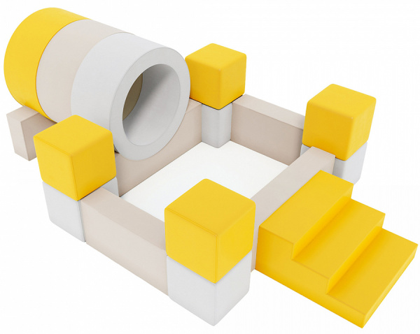 Мягкие игровые блоки Царь-пушка Pastel Romana