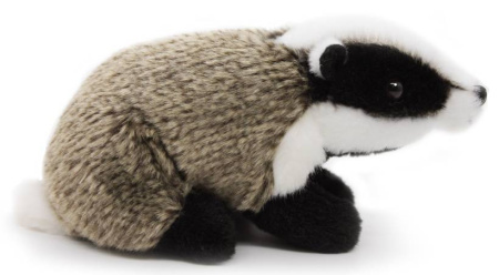 Игрушка мягкая Барсук 17 см LEOSCO
