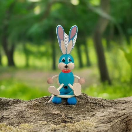 Подвеска на пружине ГОЛУБОЙ ЗАЙЧИК Woody