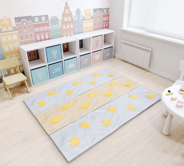 Коврик мягкий Путаница Pastel Romana