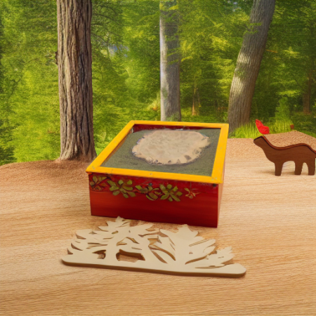 Песочница деревянная Romana