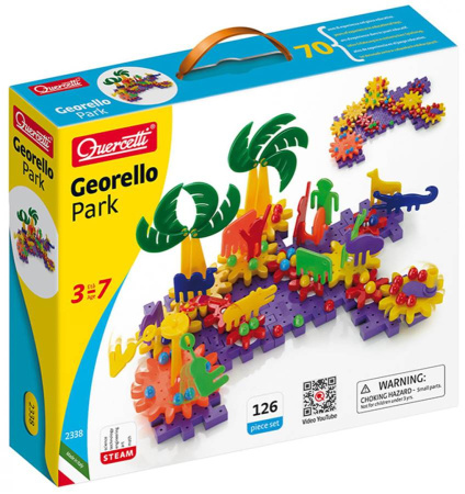 Шестеренки ЗООПАРК, 126 деталей Quercetti