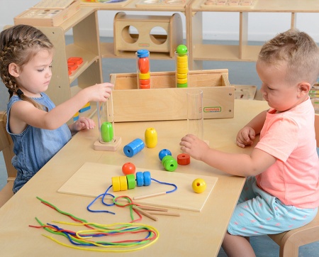 Набор крупных бусин Шнуровка Masterkids