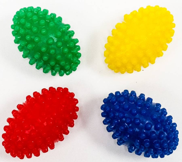 Мяч массажный овальный 6х4 см, 1 штука Тех-пласт