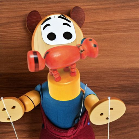 Марионетка Бегемотик Woody