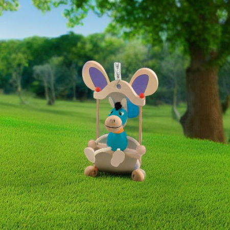 Подвеска на пружине ГОЛУБОЙ ОСЛИК Woody