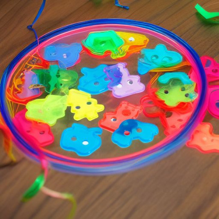 Шнуровка цветная полупрозрачная Предметы, 32 детали Miniland