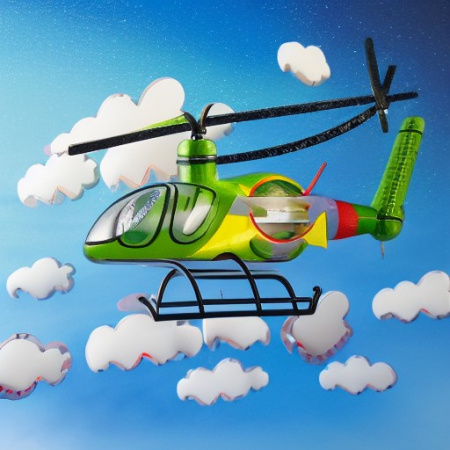 Мягкая мозаика-коллаж ВЕРТОЛЕТ Vladi Toys