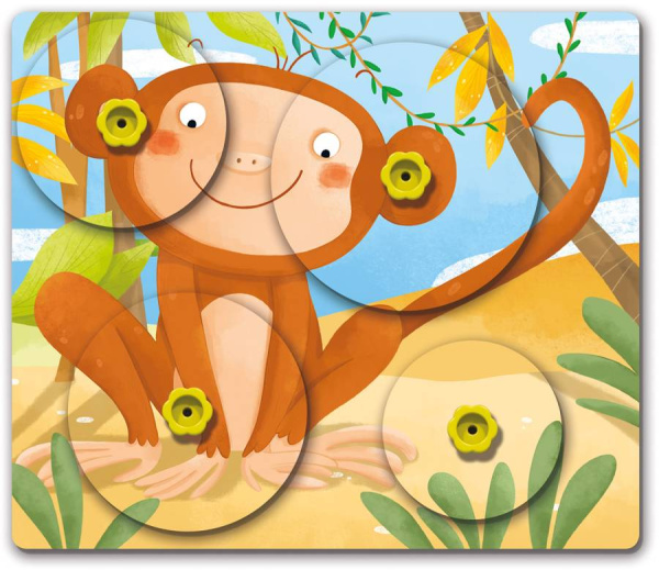 Игра с вращающимися дисками Монтессори Quercetti