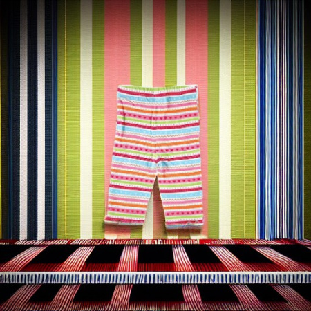 Леггинсы ПОЛОСКА, 0-3 месяца Luvable Friends