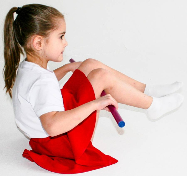 Палка гимнастическая 71 см диаметр 2,2 см, 1 штука Тех-пласт