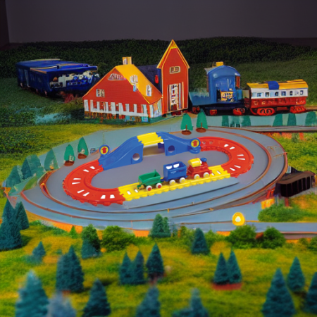 Набор Viking City Железная дорога, 21 элемент