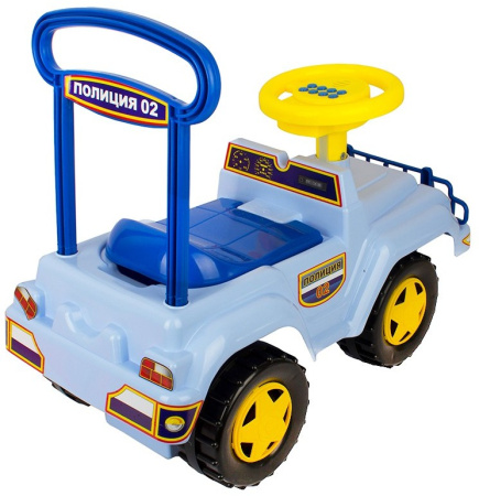 Каталка Полиция с музыкальным рулем СТРОМ