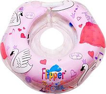 Надувной круг на шею FLIPPER с музыкой, розовый Roxy-Kids