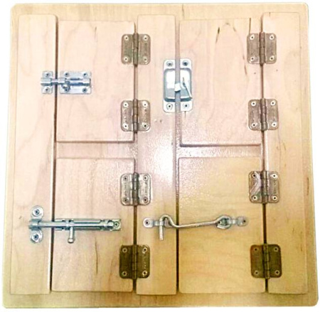 Тактильно-развивающая панель Замочки Romsens
