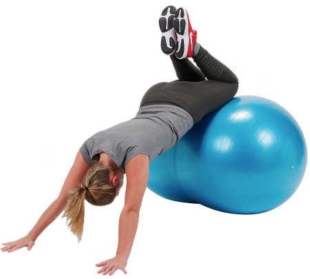 Мяч для фитнеса физиоролл PHYSIO ROLL PLUS диаметр 70 см длина 115 см синий Ledraplastic