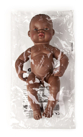 Кукла Мальчик африканец 40 см