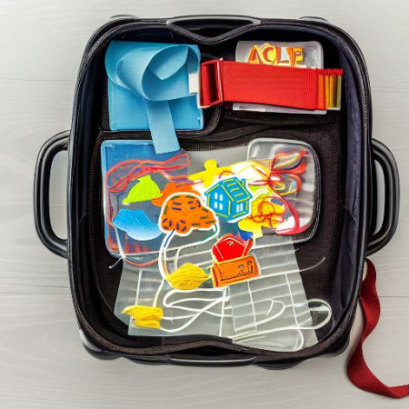 Набор обучающий шнуровка Лэйсинг в чемоданчике