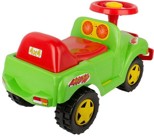 Автомобиль-каталка зеленый СТРОМ