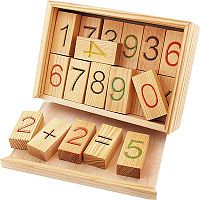 Кубики деревянные АРИФМЕТИКА в коробке ТД Дворики