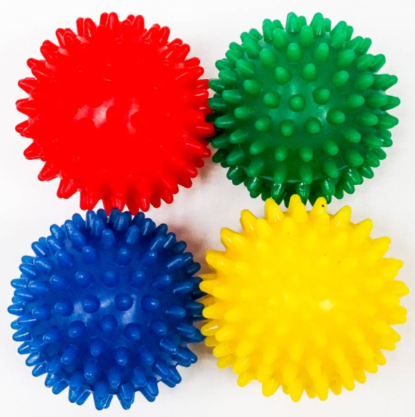 Шарик с шипами 6,5 см, 1 штука Тех-пласт