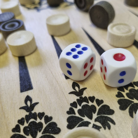 Игра настольная 2 в 1 (шахматы, нарды) Бэмби