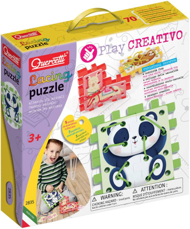 Мозаика-шнуровка Creativo Lacing Puzzle Quercetti
