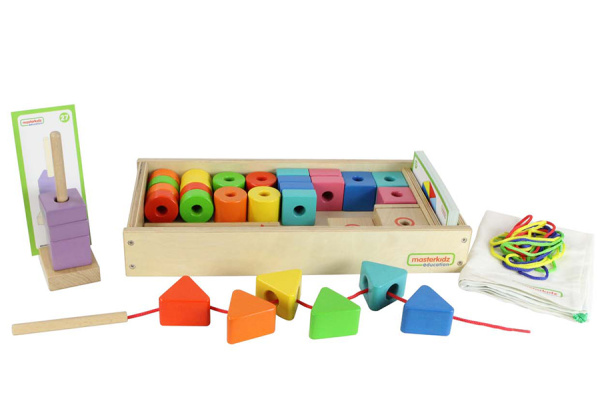 Игра-сортировка Шнуровка Бусы (Набор 2) Masterkids