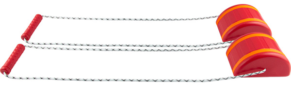 Ходули на веревочках Шагающие камни красные BAONILE