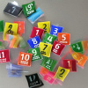 Мешочки с цифрами, 10 штук