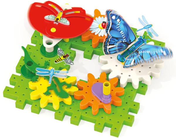 Конструктор Шестеренки Сад 30 деталей Quercetti
