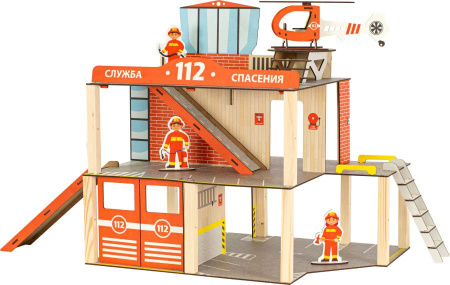 Парковка деревянная Служба спасения M-WOOD