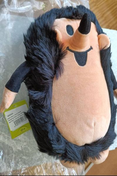 Мягкая игрушка Ежик черный 28 см Moravska Ustrenda Brno