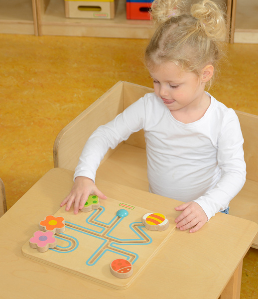 Панель настольная Лабиринт. Насекомые и цветочки Masterkids