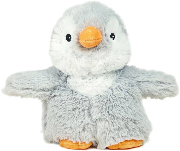 Игрушка-грелка Medium Серый Пингвин 23 см Intelex