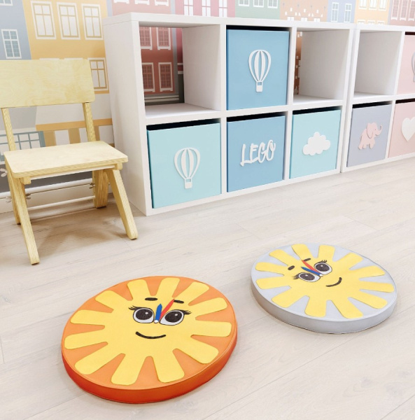 Модуль мягкий развивающий Часики Romana