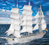 Металлический конструктор Парусник 1520 деталей Eitech