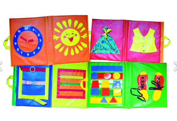 Мягкая развивающая Книжка Ловкие пальчики