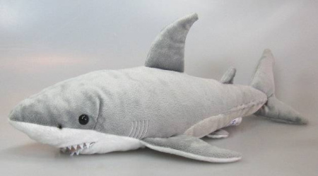 Игрушка мягкая Акула 50 см LEOSCO