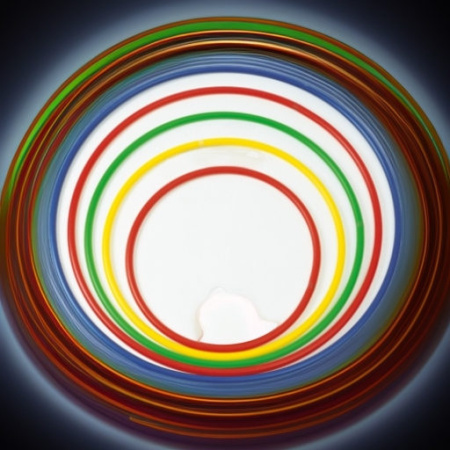 Обруч гимнастический круглый 80 см